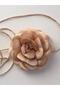 Necklace/choker Necklace/laced Satin Rose Necklace (Skin Color) - 5