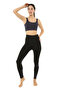 Revolution Recovery High Waist Sports Leggings Black Anthracite - 3