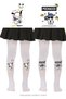 Girlboss Sanrio Pochacco Set of 2 Pantyhose Black and White 6 Different
