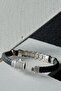 Genuine Leather Men's Bracelet - Minimal Design with Brass Casting and Clip - 2