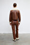 Leather Trousers Brown - 5