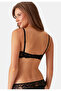 6208 Black Lyon Underwire Lace Double Push Up Bra with Removable Straps - 3