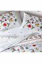 Taç Charm Glowlu Ranforce Double Duvet Cover Set Red - 5