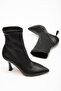 Vrt-023 Black High Thin Heeled Stretch Women's Boots - 5
