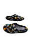 Boy's Black Ultra Light School Tools and Equipment Patterned Indoor Slippers Gztrt8521537