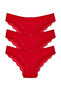 Red Camisole Women's Panties 3-Piece