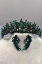Belur Bridal Henna Crown and Drop Earring Set
