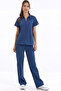 Medinilla / Medikago Women's Surgical Pants - Reversible, Lycra, Light Navy - 4