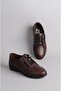 Select 8568 genuine leather comfort women's shoe coffee - 7