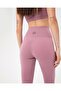 High Waist Pink Organic Cotton Basic Tights - Certified - 3