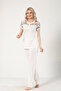 Ecru Lace Dressing Gown Boxed Women's Pajamas Set 2329 - 4