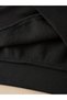 Dear Couple 2-Piece Combination Unprinted/ Printed Crew Neck Oversize Black Sweatshirt (Price Is 2 Pieces) - 5