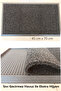 Black Mat with Hygienic Pool - Outside Door, Curly and Deinfectant Mat - 3