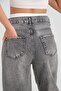 Anthracite Washing Effect Boxer Detailed Baggy Jean - 3