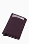 Genuine Leather Unisex Mechanism Wallet 626Mg - Plum - 2