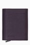 Genuine Leather Unisex Mechanism Wallet 626Mg - Plum - 5