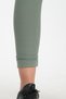 High Waist, Ribbed Leggings, Interlock Waist, Elastic Knitted Sports Leggings - 4