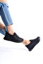 Leather Laceless Thick Sole Casual Sports Shoes - 2