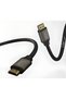 4K HDR 2160p يدعم 1.5 متر ذهبي طرف كمبيوتر محمول إسقاط كابل نقل الصور HDMI - 3