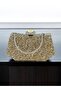 025 Gold Stone Evening Bag