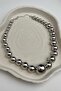 Small Big Ball Necklace (Ccb Size: 42+5 cm) - 3