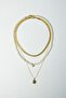 Gold Triple Pearl Necklace - 3