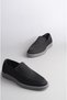 Select santoni anatomical sole men's shoe black - 6