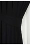 Velvet Textured Extra-Forceful Drawing-Corded Black Color High Quality Single Wing Background Curtain - 3