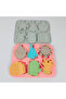 Silicone Cake Mold Chocolate Christmas Figures Mold Candy Dough Stone Powder Candle Mold 6 Pieces - 3