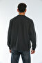Men's Crew Neck Regular Fit Air Printed Thin Sweatshirt Spr22sw131 - 2
