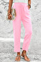 Women's Waisted Elastic Carrot Cut Trousers Spr24Ea86 - 2
