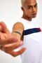 Superlife Men's Crew Neck Regular Fit Garnished T-Shirt Spr23At346 - 7