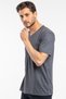 Süperlife Men V Neck Slim Fit Brooklyn Printed Short Sleeve t Shirt Spr 265