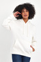 Women's Hooded Comfortable In-mold Fleece 3 thread SweatShirt spr24swk55 - 6