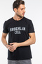 Men's Crew Neck Brooklyn City Printed T-Shirt Spr 253 - 3