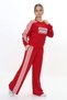Girl's 100% Cotton Oversize Long Sleeve Tracksuit Set - 2