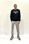 Men's Crew Neck Comfortable Fit 3 Thread Thick Tokyo Printed Sweatshirt Spr24Sw30