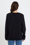 Süperlife Women's Crew Neck Oversize Fit Brooklyn Printed Thin Sweatshirt Spr23Swk330 - 6