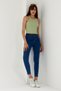 Süperlife Women's Crop Knitted Back High Collar Tank Top Spr21Y11 - 3
