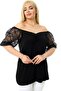 Madonna V-Neck Guipure Lace Half Sleeve Cool And Comfortable Blouse - 6