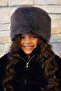 Young Girl's Winter Plush Hat Artificial Russian Style Kalpak