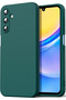 Galaxy A16 Case Velvet Launch Soft Liquid Silicone Camera Protected Cover Green - 4
