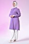 Women's Large Size Hijab Tunic Buttoned Ayrobin Fabric - 4