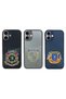 Sbprc iPhone 16 Compatible Case Abner Suede Embroidery Patterned Cover with Business Card - 2