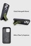 Sbprc iPhone 14 Pro Compatible Case Z Stand Pu Leather Inside Suede Parker Cover - 4
