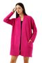 Women's Oversize Wide Fit Soft Textured Pocket Knitwear Cardigan - 4