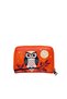 Special Design Children's & Teenagers' Wallet with Owl Image on a Tree Branch and Zippered Coin Compartment Card Holder
