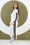 Girl's 100% Cotton Hooded Bottom & Top Tracksuit Set - 2