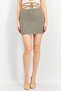 Women Checkered Mini Skirt, Multicolor