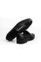 Black Color Laceless Genuine Leather Men's Shoes - 2